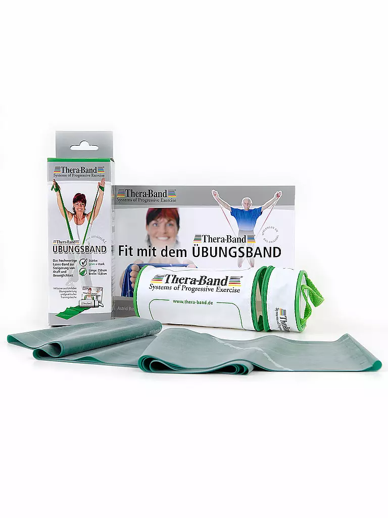 THERA-BAND | Thera-Band avec Zipbox 2.5m fort | Vert