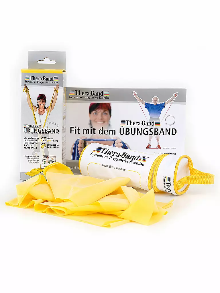 THERA-BAND | Thera-Band avec Zipbox 2.5m léger | Jaune
