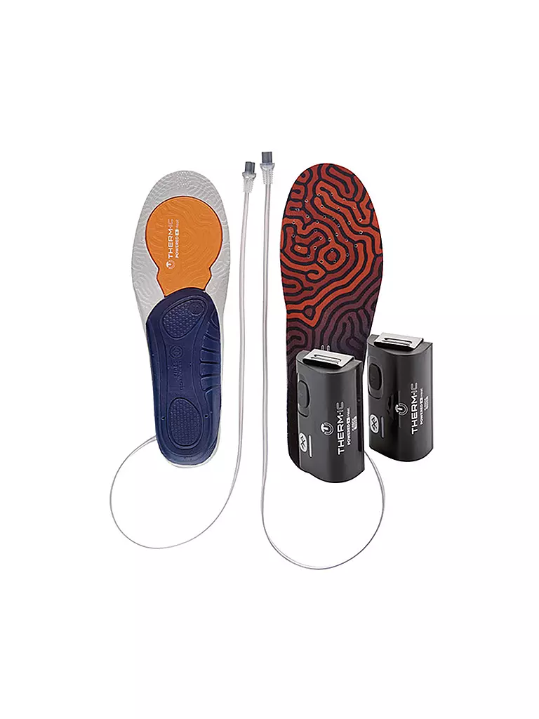 THERM-IC | Set de semelles chauffantes pour chaussures de ski 3D + C-Pack 1300B | Noir