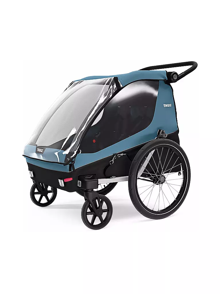 THULE | Remorque de vélo 3 en 1 pour enfants, chiens ou marchandises Thule Courier | Noir