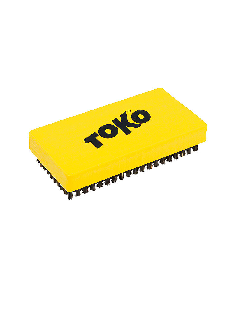Brosse de base en crin de cheval jaune