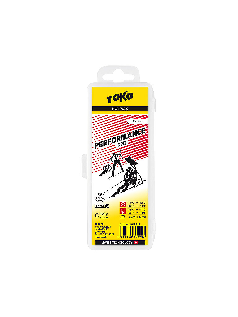 Skiwachs Performance Hot Wax rouge aucune couleur