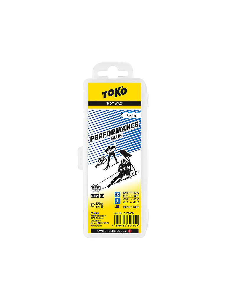 Skiwachs Performance Hot Wax blue 120g aucune couleur