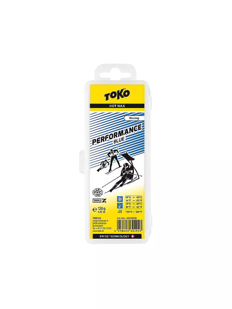 TOKO | Skiwachs Performance Hot Wax blue 120g | Aucune couleur