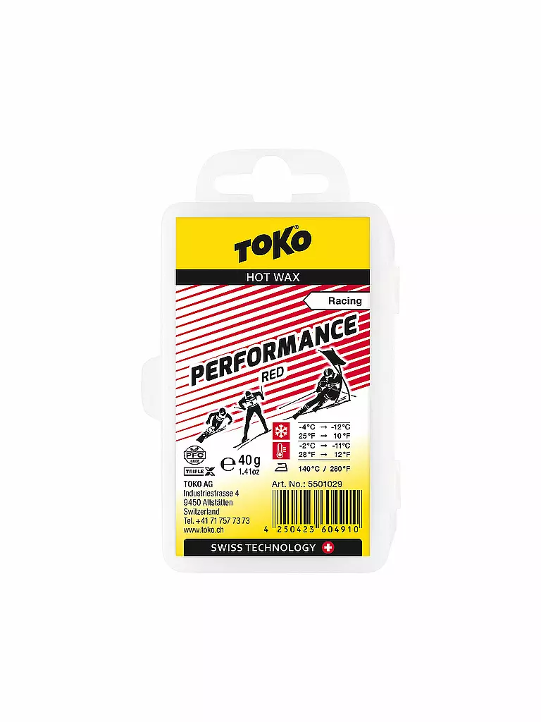 TOKO | Skiwachs Performance Hot Wax red 40g | Aucune couleur