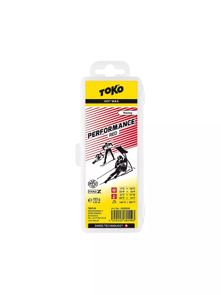 TOKO | Skiwachs Performance Hot Wax rouge | Aucune couleur
