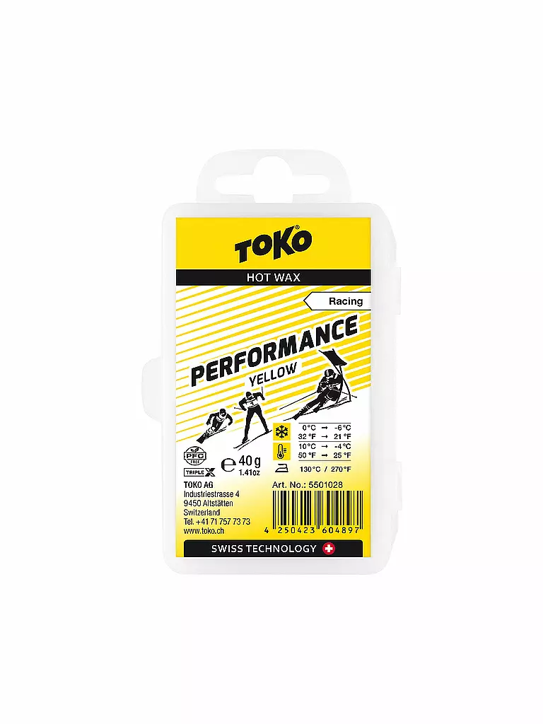 TOKO | Skiwachs Performance Hot Wax yellow 40g | Aucune couleur