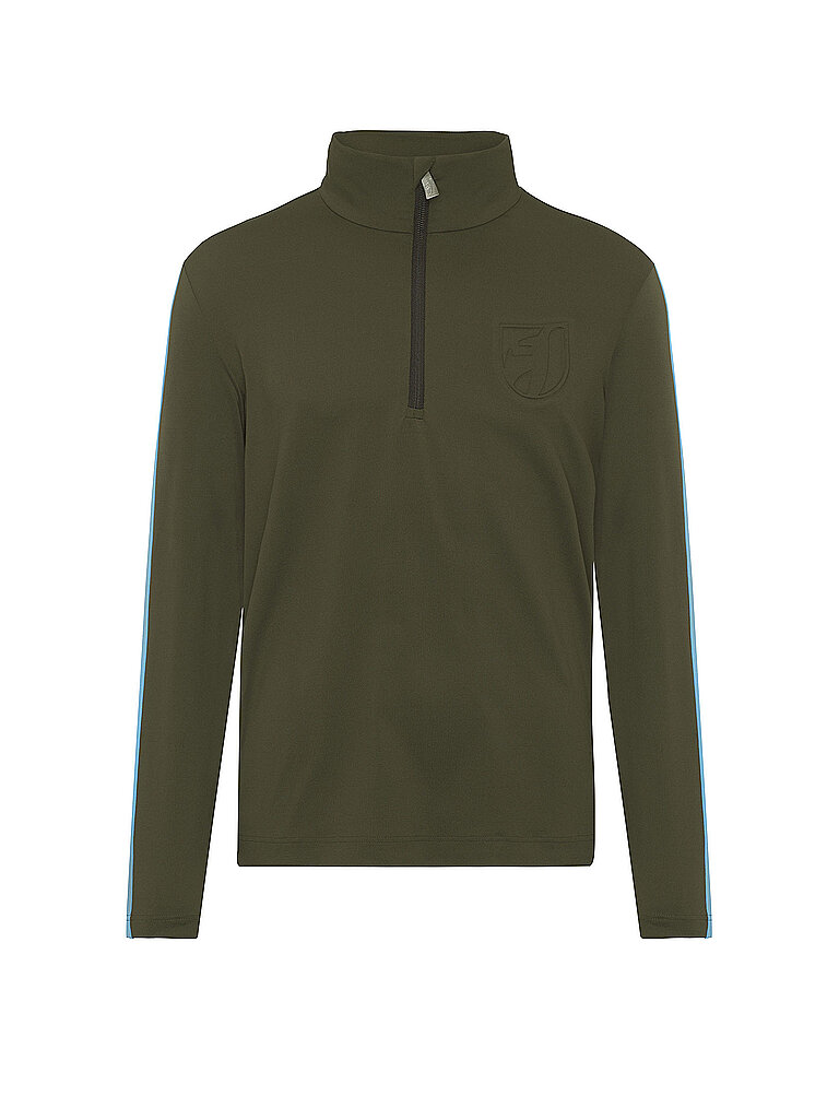 Sous-pull zippé Giorgio vert foncé 52