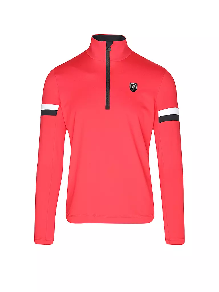 TONI SAILER | Herren Unterzieh Zipshirt Tomson | Rouge