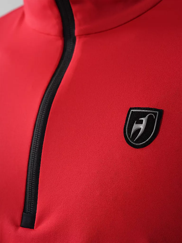 TONI SAILER | Herren Unterzieh Zipshirt Tomson | Rouge