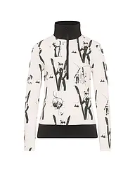TONI SAILER | Sous-pull zippé pour femme Wieka Print | Blanc