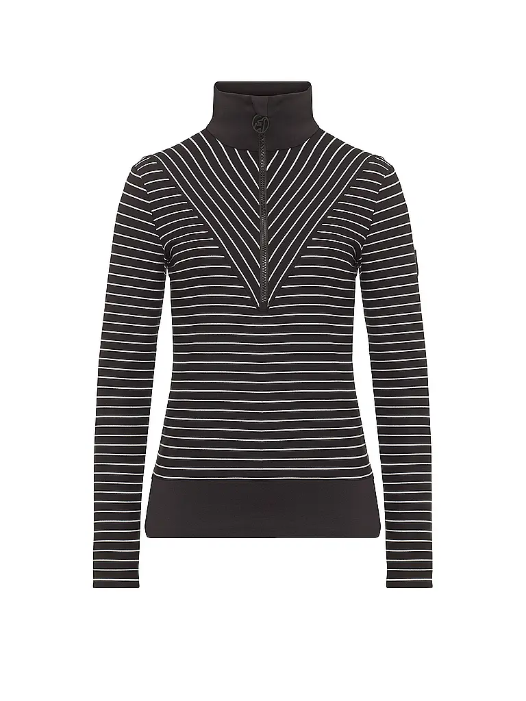 TONI SAILER | Zipshirt de sous-vêtement Lotto pour femmes | Noir