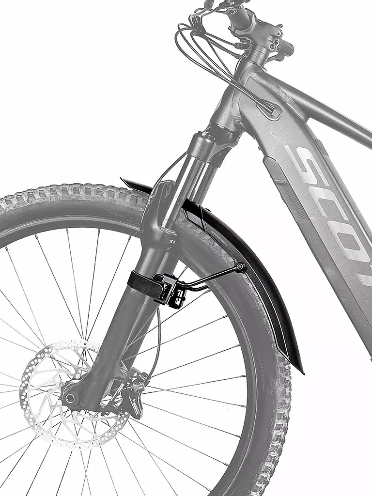 TOPEAK | MTB-Schutzblech Tetrafender M1 Vorne | Noir