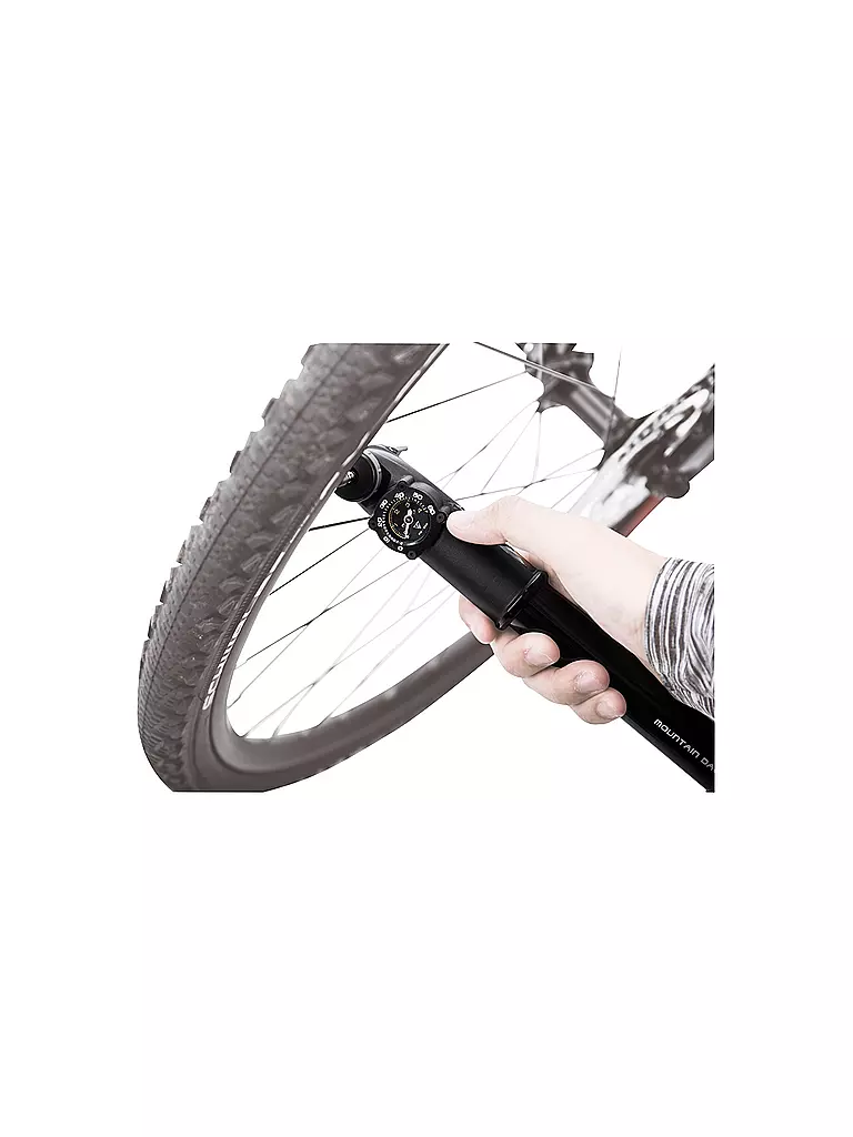 TOPEAK | Pompe d'amortisseur de vélo TP Mountain DA_G | Noir