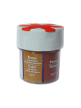 TREKN EAT | Distributeur d'épices 6 compartiments rempli