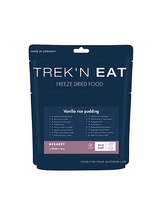 TREKN EAT | Outdoorfood Riz au lait vanille