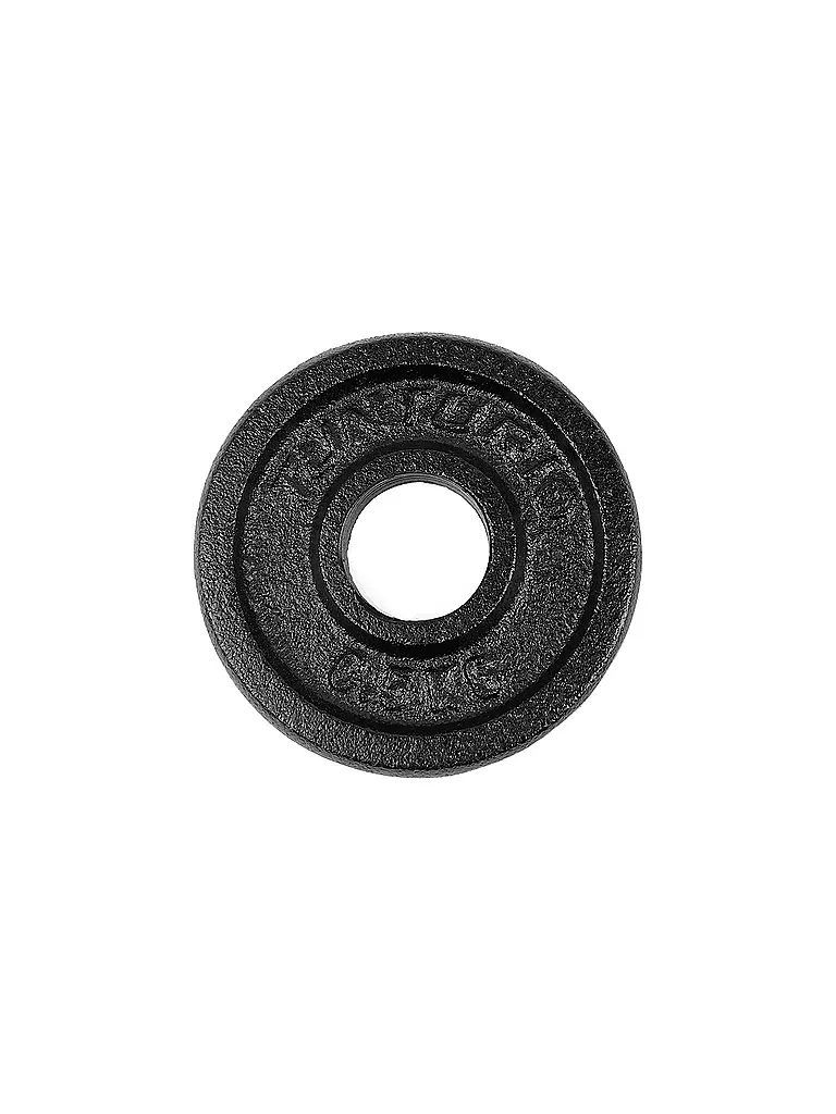 TUNTURI | Disques d'haltères en fonte 2 x 0,5 KG | Noir
