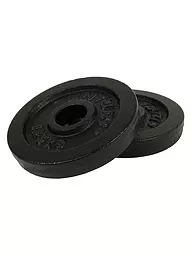TUNTURI | Disques d'haltères en fonte 2 x 1,25 KG | Noir