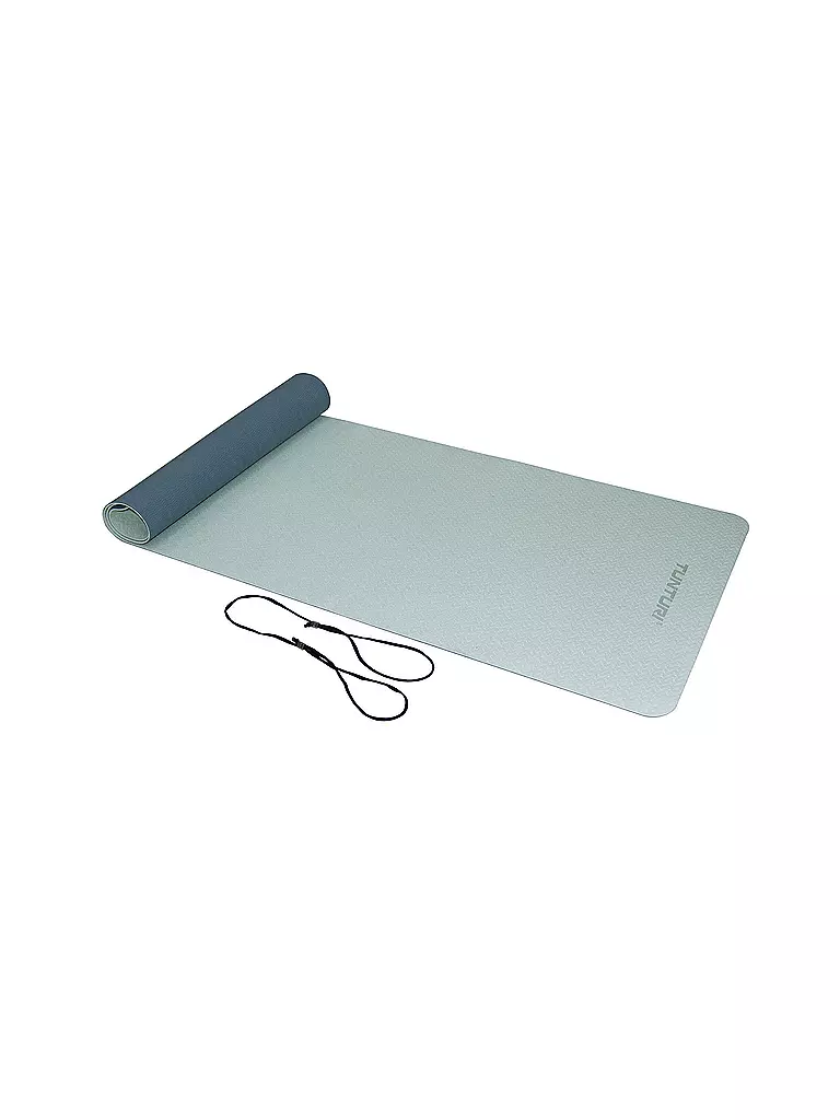 TUNTURI | Tapis de yoga TPE 4 mm | Bleu
