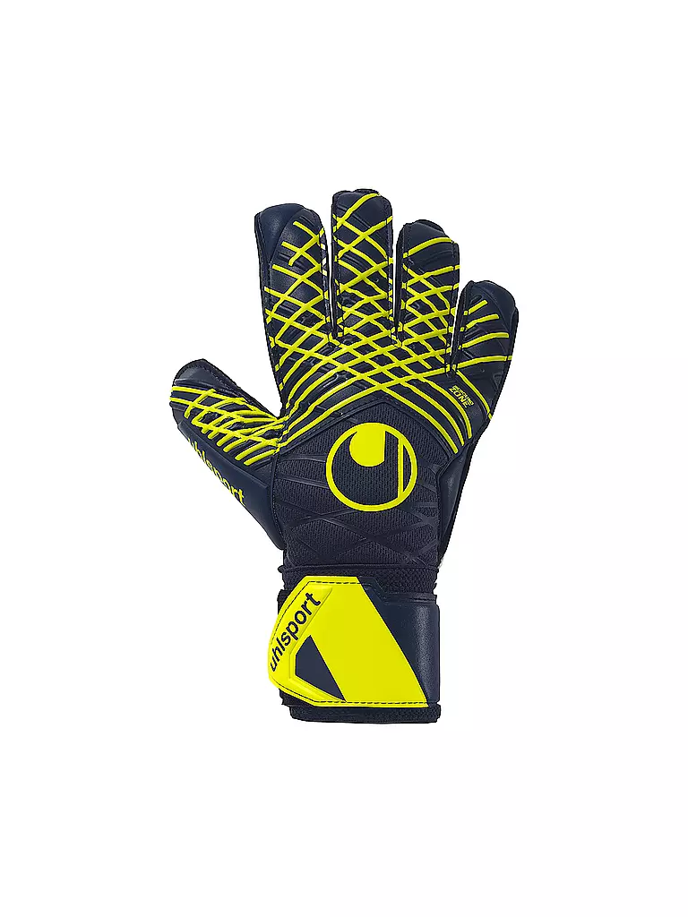 UHLSPORT | Gants de gardien de but Prediction Supersoft | Bleu foncé