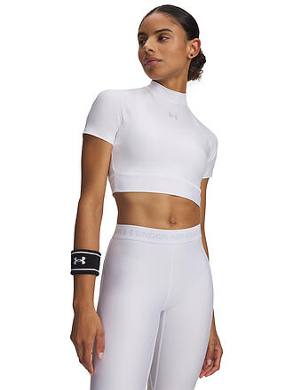 UNDER ARMOUR | T-shirt de fitness court HeatGear® Mock pour femme