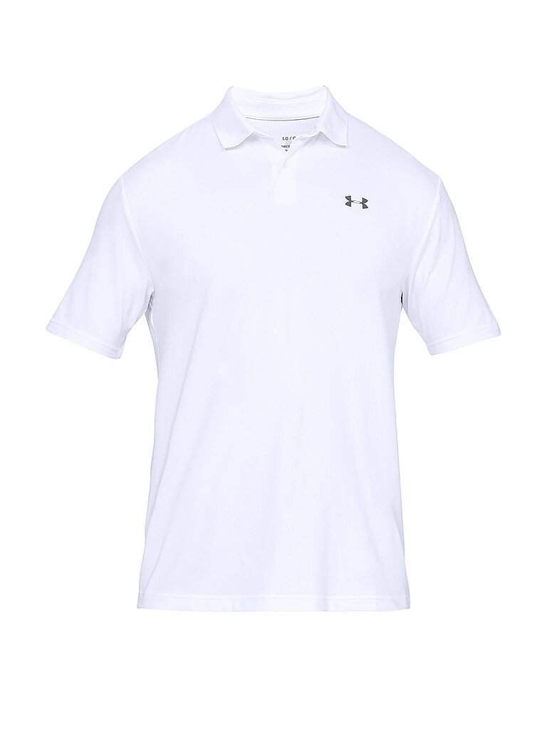Polo de performance UA 2.0 blanc S