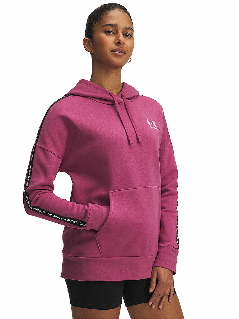 Hoodie UA Icon Fleece Taped baie XS