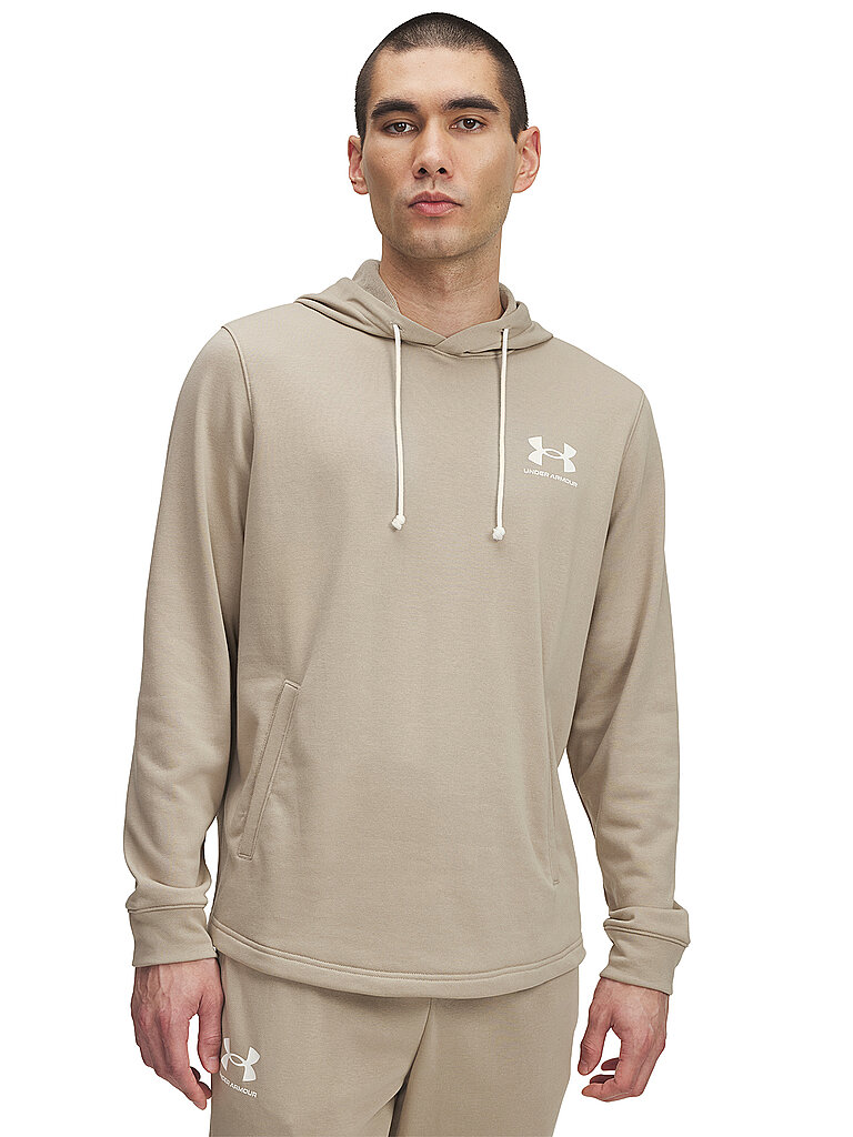 Hoodie UA Rival Terry camel M
