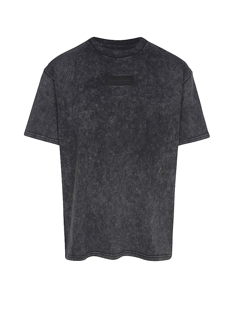 T-shirt UA Project Rock Heavyweight noir M
