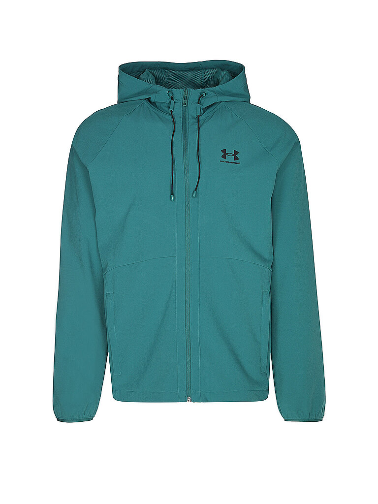 Veste UA Coupe-vent Stretch vert foncé S
