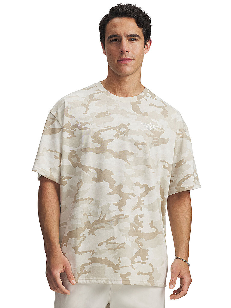 T-shirt UA Athletic Department Printed Heavyweight camel S