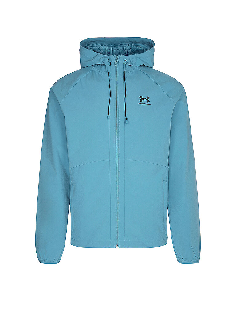 Veste UA Coupe-vent Stretch bleu clair M