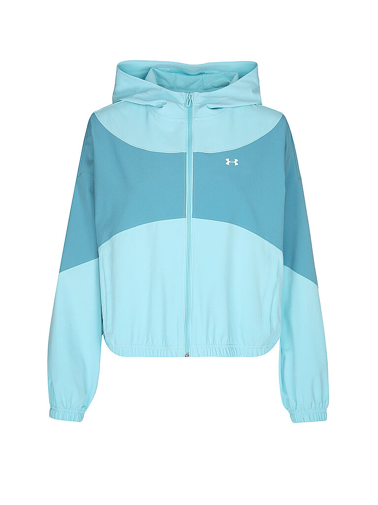 Veste UA Rival Woven bleu clair L