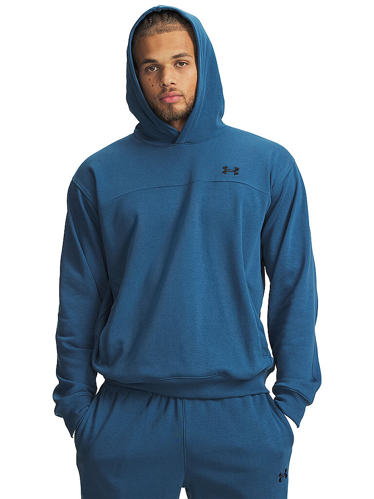 Hoodie UA Rival Lightweight bleu marine XXL