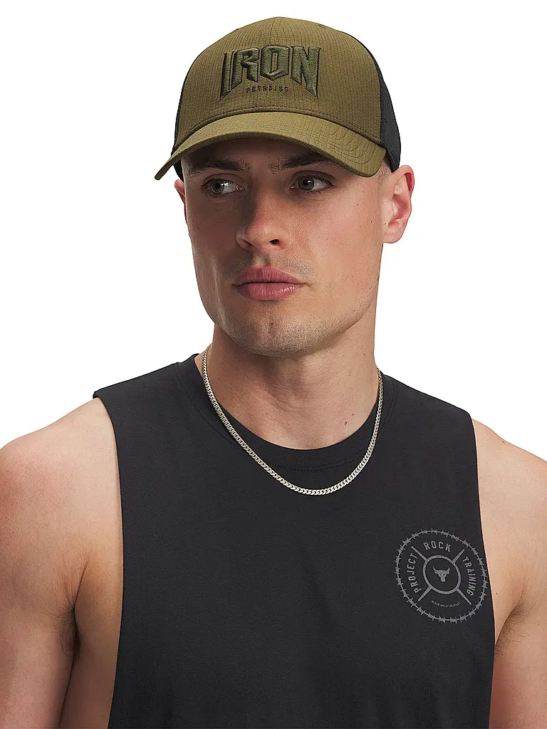 UNDER ARMOUR | Casquette Trucker Project Rock | Olive