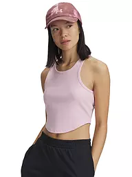 UNDER ARMOUR | Débardeur Femme UA Rival RIB Crop | Rose
