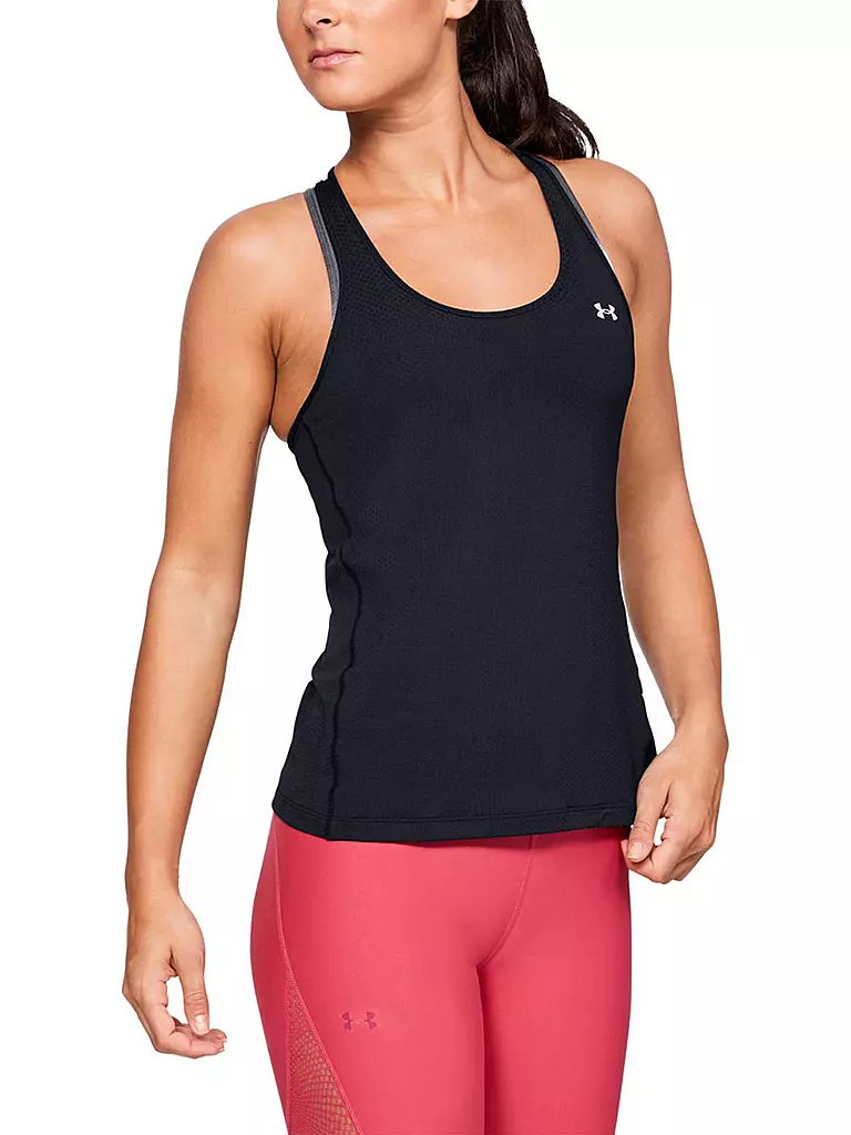 UNDER ARMOUR | Débardeur de fitness HeatGear® Armour pour femmes | Noir