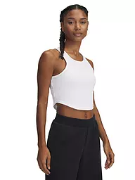 UNDER ARMOUR | Débardeur Femme UA Rival RIB Crop | Blanc