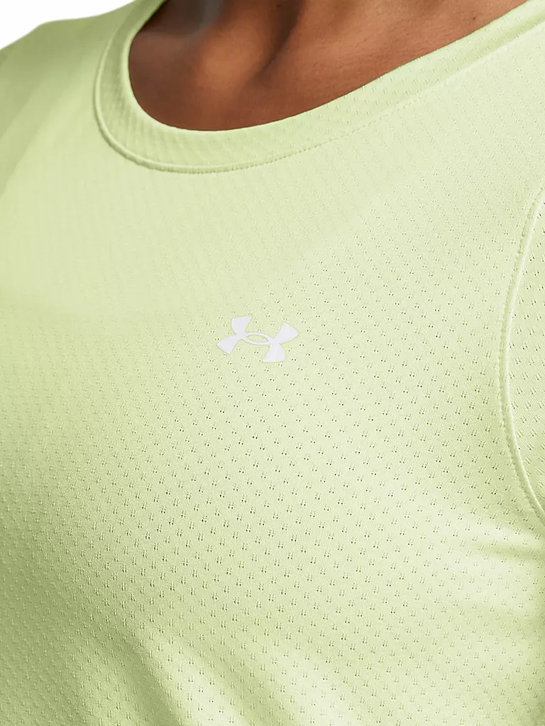 UNDER ARMOUR | Damen Fitnesshirt HeatGear® Armour | Jaune