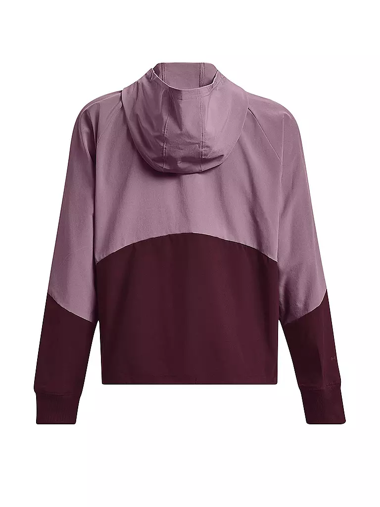 UNDER ARMOUR | Damen Fitnessjacke UA Jacke aus Webstoff mit durchgehendem Zip | Lilas
