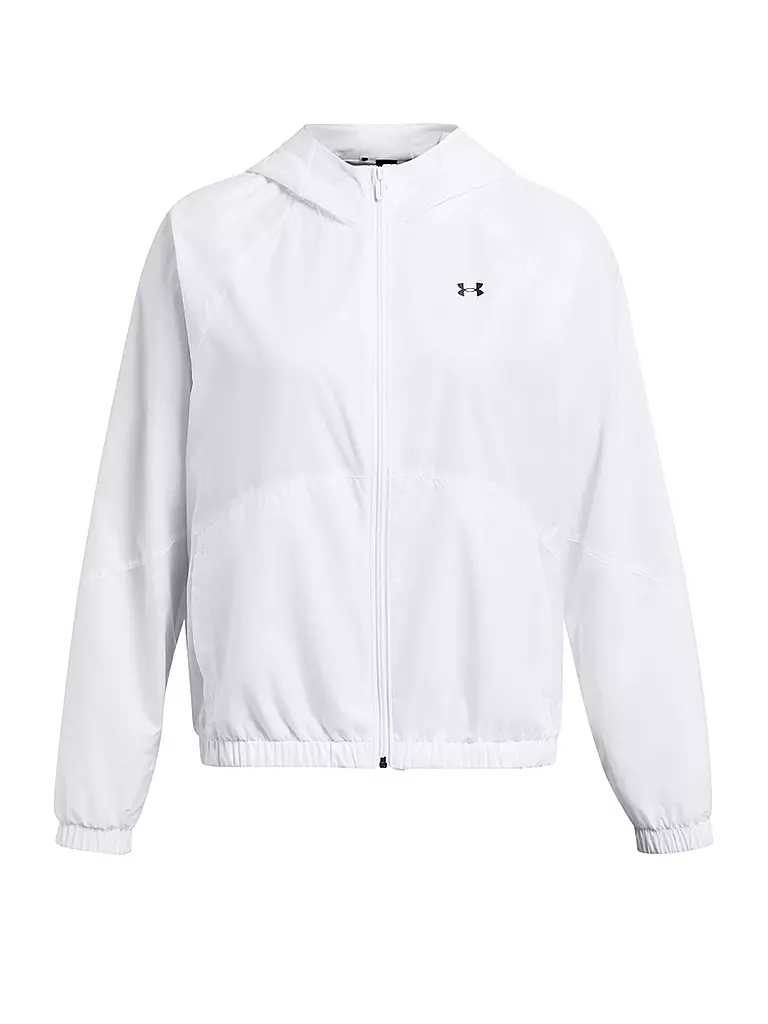 UNDER ARMOUR | Damen Fitnessjacke UA SportStyle Windbreaker | Blanc