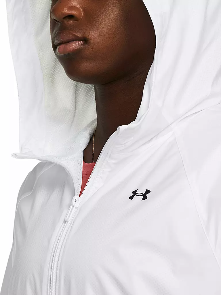 UNDER ARMOUR | Damen Fitnessjacke UA SportStyle Windbreaker | Blanc