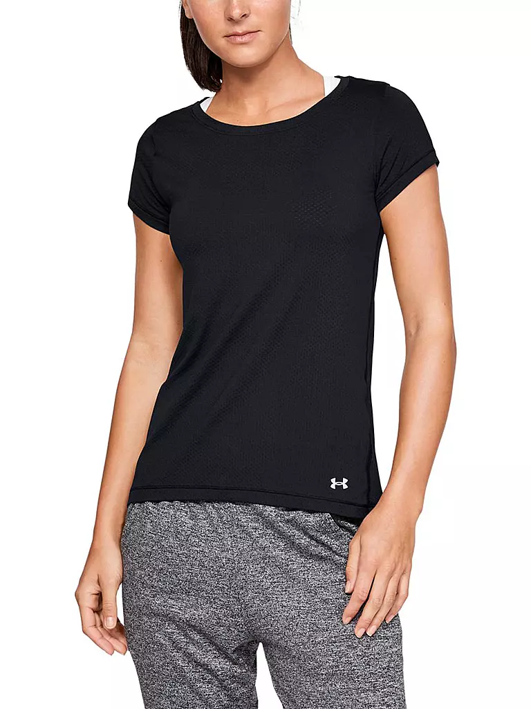 UNDER ARMOUR | Damen Fitnessshirt HeatGear® Armour  | Noir