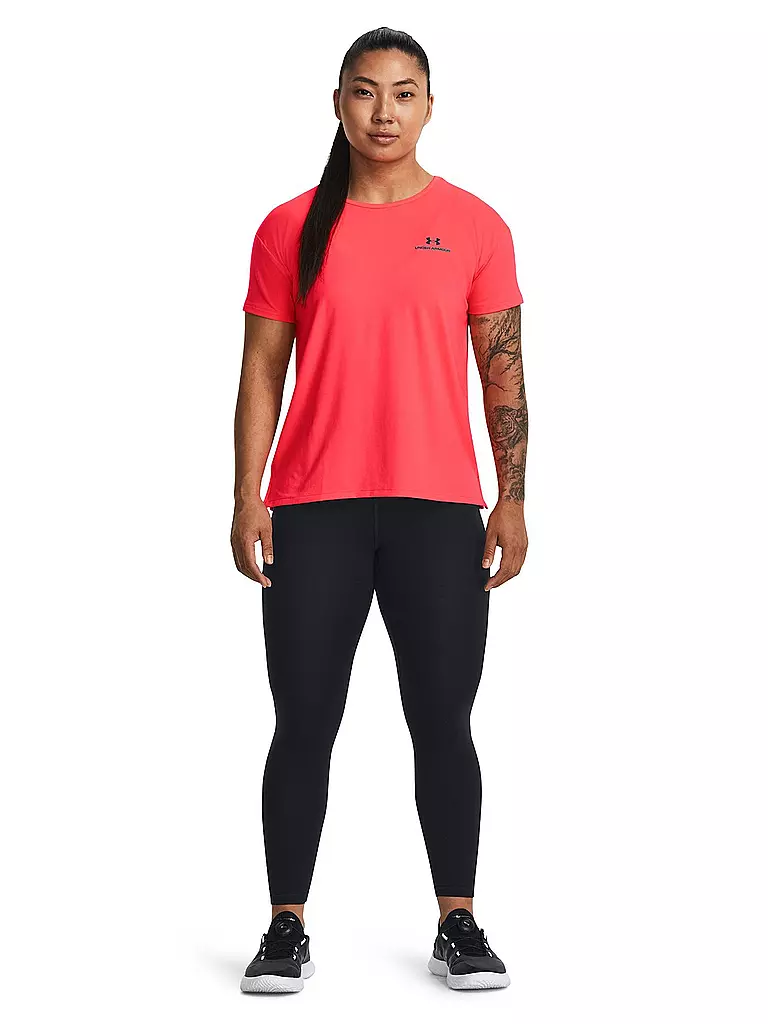 UNDER ARMOUR | Damen Fitnessshirt UA Rush Energy 2.0 | Rouge