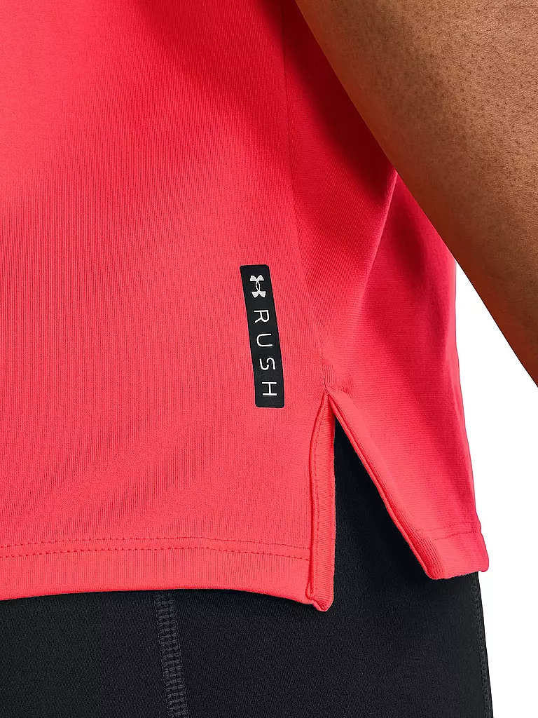 UNDER ARMOUR | Damen Fitnessshirt UA Rush Energy 2.0 | Rouge