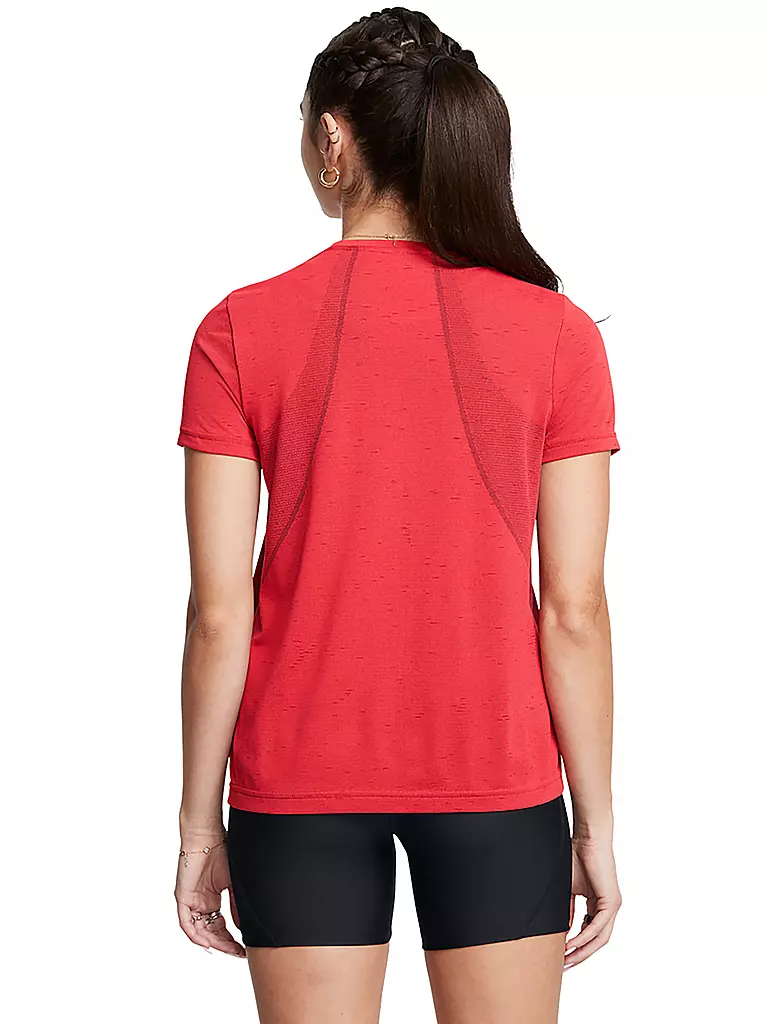 UNDER ARMOUR | Damen Fitnessshirt Vanish Seamless Loose | Rouge foncé