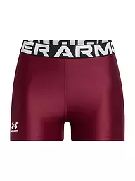 UNDER ARMOUR | Damen Fitnessshort HeatGear®  | Rouge foncé