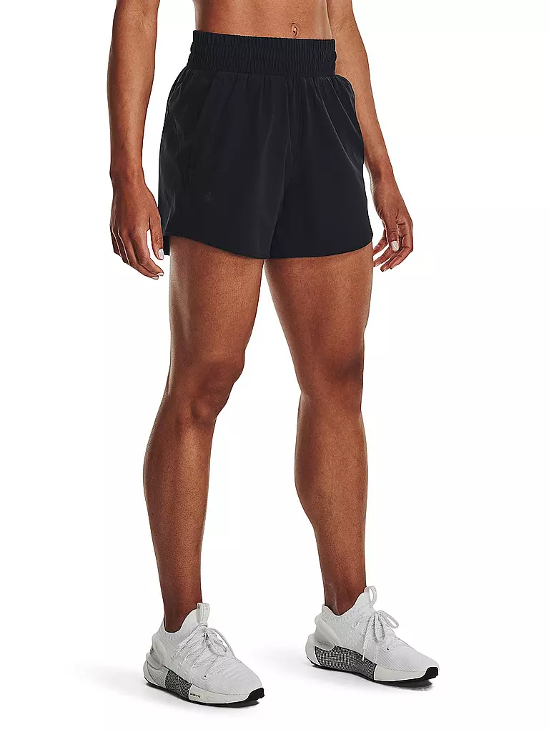 UNDER ARMOUR | Damen Fitnessshort UA Flex Woven 5" | Noir