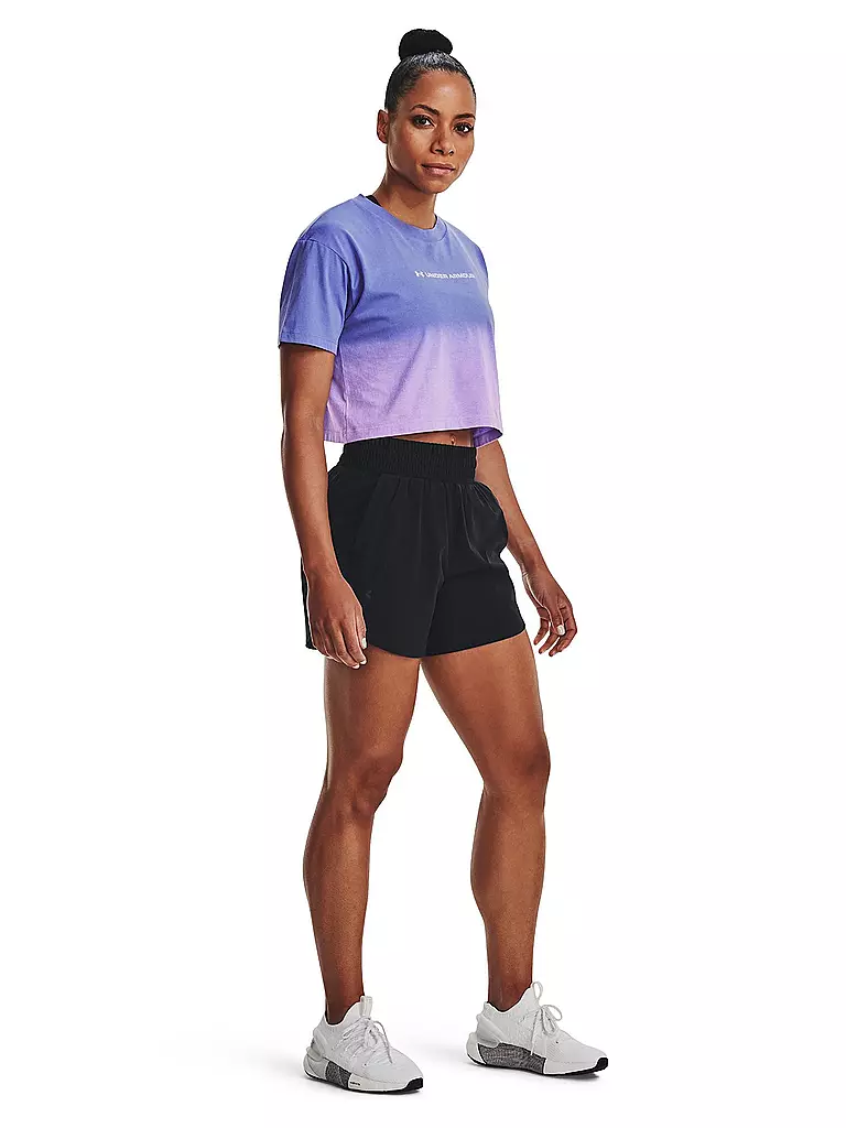 UNDER ARMOUR | Damen Fitnessshort UA Flex Woven 5" | Noir