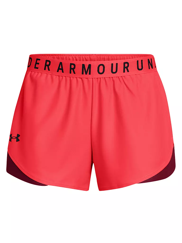 UNDER ARMOUR | Damen Fitnessshort UA Play Up 3.0 | Rouge
